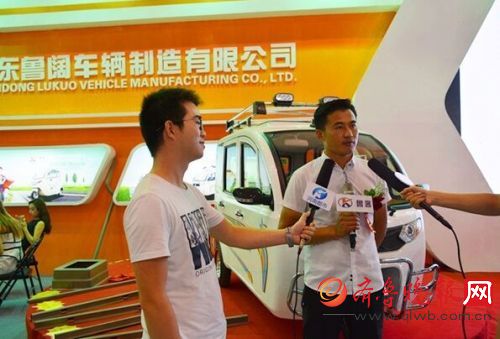 鄭州電動車展，魯客篷車現(xiàn)場人氣火爆(圖2)